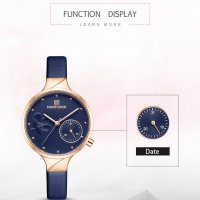 Дамски часовник NAVIFORCE Feminino Blue/Gold 5001L RGBEBE. , снимка 10 - Дамски - 34751188