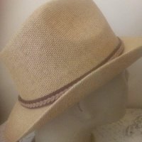 Мъжка лятна шапка с периферия Елегант Бежова, снимка 2 - Шапки - 33645804