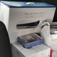 Ново !!! Конзола Sony Playstation 5 Disc Edition + DualSense Wireless Controller + игра FIFA 2023, снимка 4 - PlayStation конзоли - 34694244