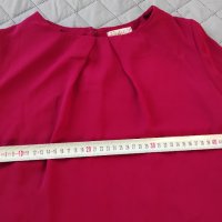 Дамска официална риза в бордо с 3/4 ръкав, снимка 8 - Ризи - 40205197