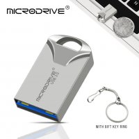 Мини метална флашка 16GB/32GB, снимка 6 - USB Flash памети - 28168031