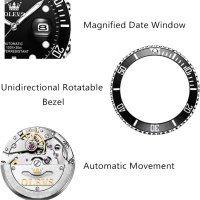Olevs Automatic Мъжки часовник, 3 АТМ, Модел 6650, снимка 16 - Мъжки - 42157022