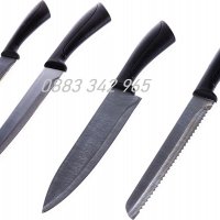 НОВИ! 4 ножа със стойка Cameo Brown комплект ножове със стойка, снимка 2 - Прибори за хранене, готвене и сервиране - 40108177