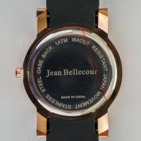 Дамски часовник в розовозлатисто и черно Jean Bellecour, снимка 4 - Дамски - 27002900