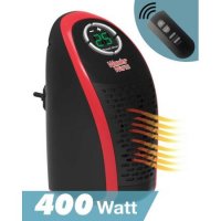 Компактна вентилаторна керамична мини-печка духалка Buleks Wonder Warm 400W, с дигитален термореглат, снимка 1 - Отоплителни печки - 27136428