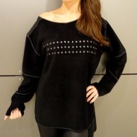 Ново!Дамски блузон полар с капси, снимка 1 - Блузи с дълъг ръкав и пуловери - 39913577