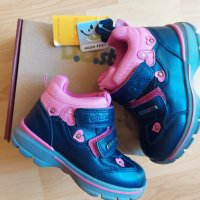 Водоустойчиви обувки от естествена кожа на D. D. Step., 25 размер , снимка 4 - Детски боти и ботуши - 38372363