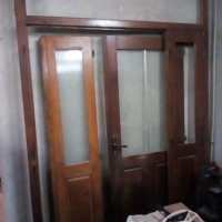 Врата дървена със стъклопакет В / Ш - 3 м. / 1.75 м.