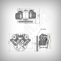 Глава за компресор LACME 1400/1100 L/m. ЛИЗИНГ, снимка 3 - Друго търговско оборудване - 11757603