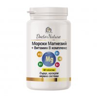 Dr. Nature Морски магнезий + Витамин В комплекс, 60 таблетки