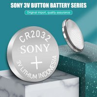 БАТЕРИЯ SONY CR 2032-дистанционно-гараж-аларма-играчки-везни , снимка 1 - Друга електроника - 39147334