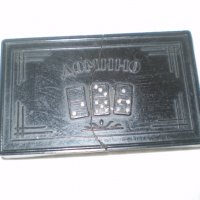 Ретро   домино бакелит комплект за игра , снимка 1 - Колекции - 33688738