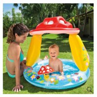 Бебешки басейн със сенник "Гъба", снимка 2 - Басейни и аксесоари - 32941752