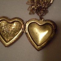 рядак  възрожденски накит от дубле с пандетев сърце, снимка 4 - Антикварни и старинни предмети - 35196588