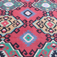 Ръчно тъкан Чипровски вълнен килим.Антика за ценители., снимка 6 - Килими - 44912501