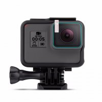 Комплект стъклени протектори за GoPro Hero 5/6/7/New(2018), Прозрачен, снимка 4 - Камери - 27783589