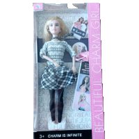 Кукла Барби с клин и плетена блуза, снимка 1 - Кукли - 38144062