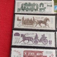 Пощенски марки две серии История на транспорта в Москва СССР/ Гренада 22588, снимка 2 - Филателия - 40444641