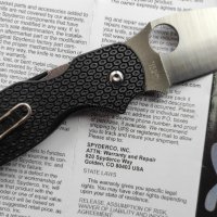 Сгъваем нож Spyderco C123 Sage 5, снимка 9 - Ножове - 39965584