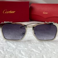 Cartier 2021 дамски слънчеви очила тип котка, снимка 2 - Слънчеви и диоптрични очила - 34665094