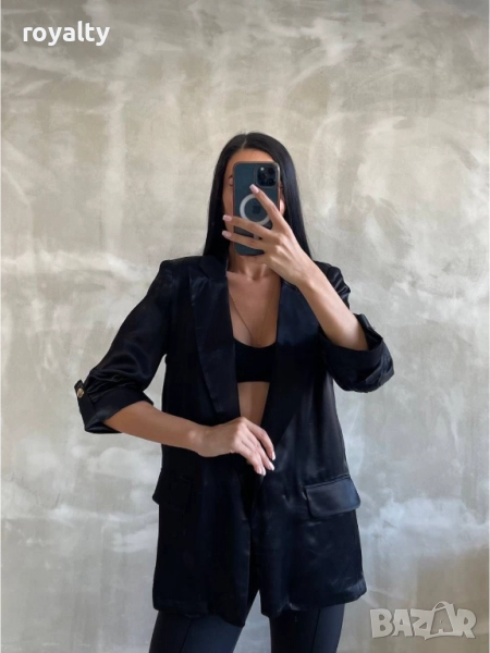 Дамско Сатенено Сако , снимка 1