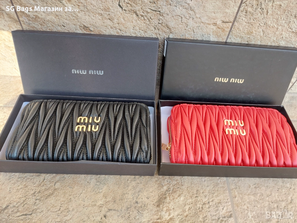 Miu miu miv miv  дамско портмоне дамски портфейл код 900, снимка 1