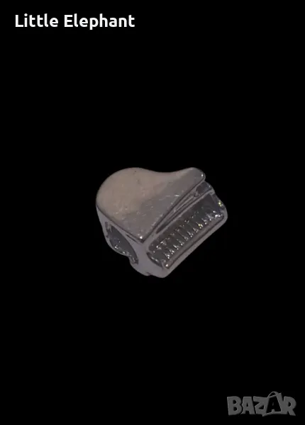 Сребърен елемент Пандора пиано,колекция"Music"/нов, снимка 1