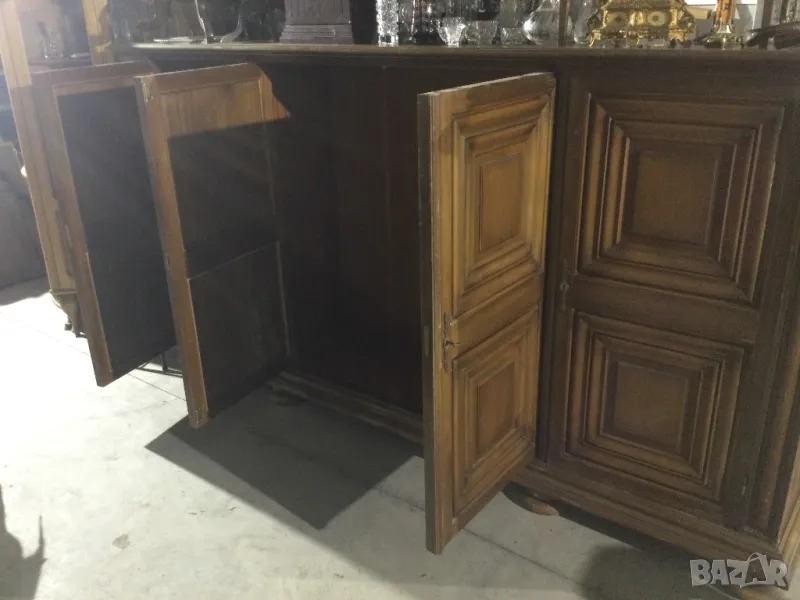 Стар шкаф за трапезария, хол, кухня масив., снимка 1