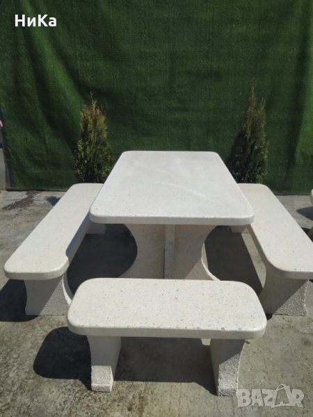 Градинска маса с пейки -  градински комплект, сет " DONI", снимка 1