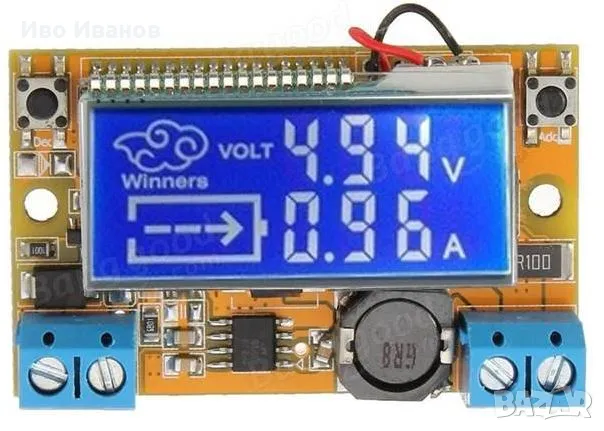 Лабораторен източник на напрежение и ток , снимка 1