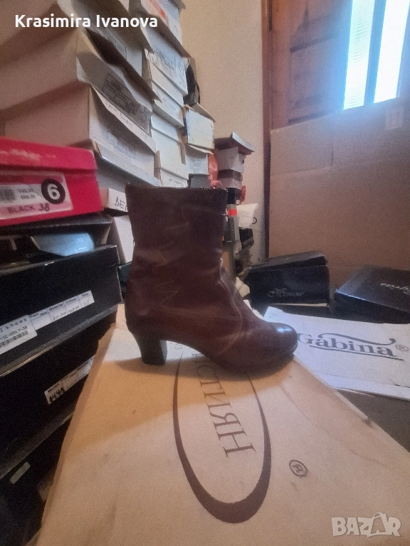 нови боти в кафяв цвят , снимка 1