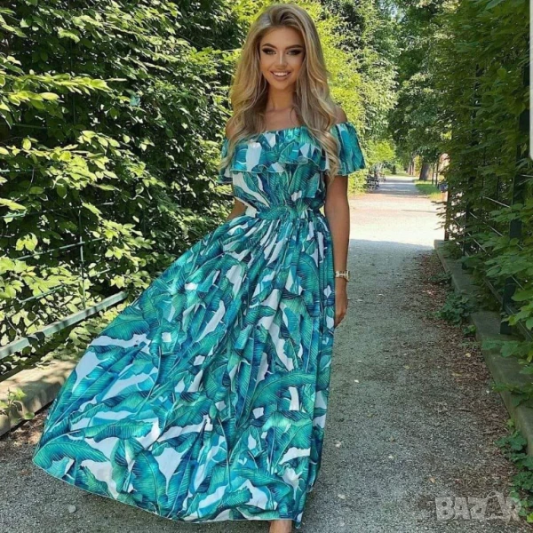 Дамска рокля на едро, снимка 1