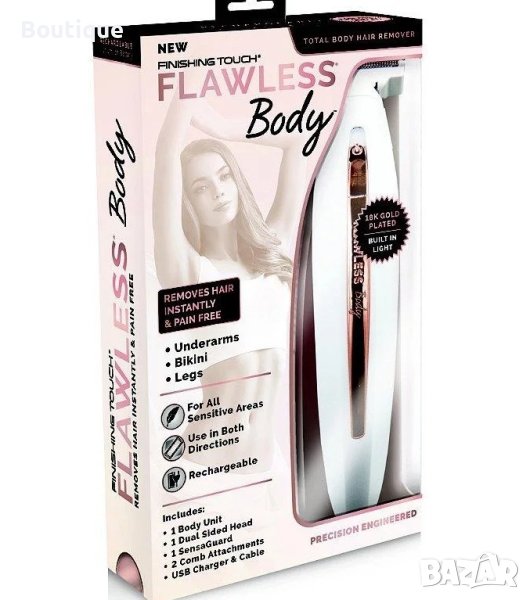 Дамски бръснач, тример Finishing Touch Flawless Body, снимка 1
