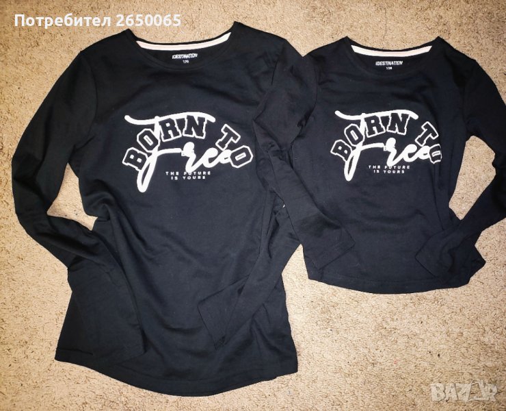 Еднакви блузки за мама и дете 4/5/6год., снимка 1