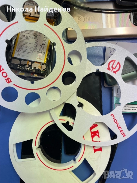 Ролки 18см за ролков магнетофон, снимка 1