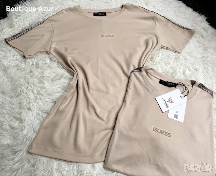 памучни дамски тениски guess , снимка 1