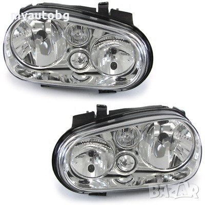 Фарове за Голф 4 VW Golf 4 MK IV кристални комплект Гаранция 99-04 в ...