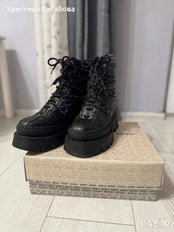 Боти BRONX естествена кожа 40 номер, снимка 1