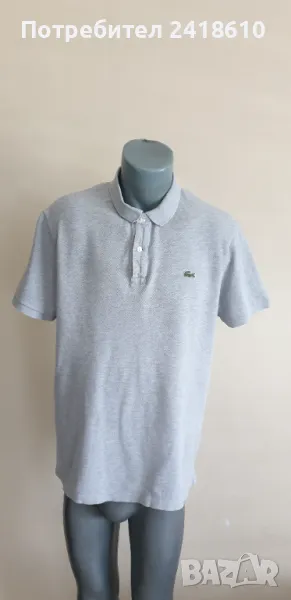 Lacoste Pique Cotton Slim Fit Mens Size 7 - 2XL - XL ОРИГИНАЛ! Мъжка Тениска!, снимка 1
