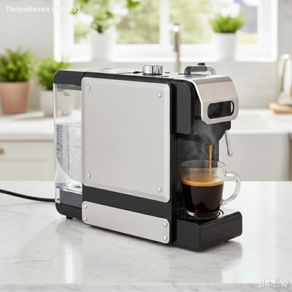 Еспресо машина 8в1 Oliver Voltz– За капсули и мляно кафе, снимка 1