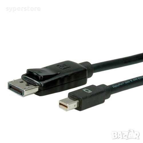 Кабел DP M - Mini DP M, 3m, Roline 11.04.5636 SS301230 Мъжко-Мъжко, снимка 1