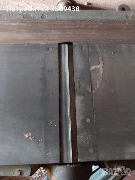 Професионален чугунен абрихт със дължина на плота 2200мм и ширина 400мм., снимка 1
