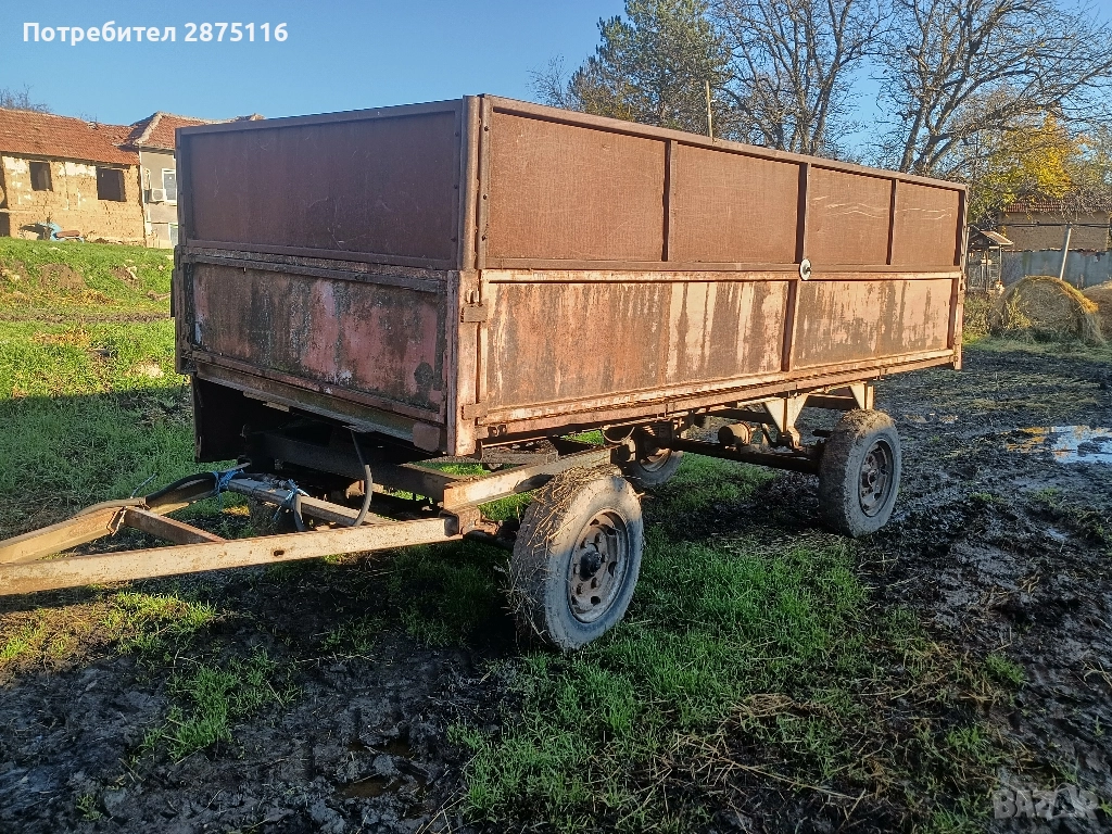 Самосвално ремарке 4 т. , снимка 1