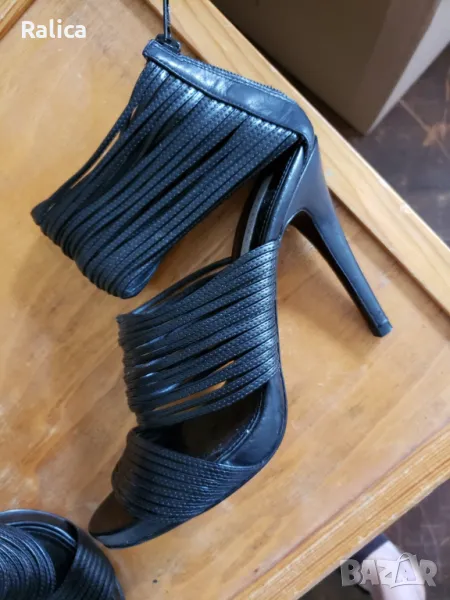ZARA сандали с висок ток, снимка 1