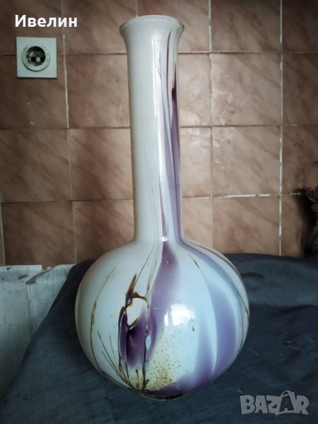 стъклена ваза арт, снимка 1