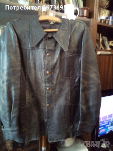 Мъжко кожено яке , снимка 1