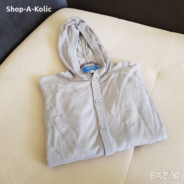 Original Vintage ADIDAS Hooded Knitwear Cardigan, снимка 1