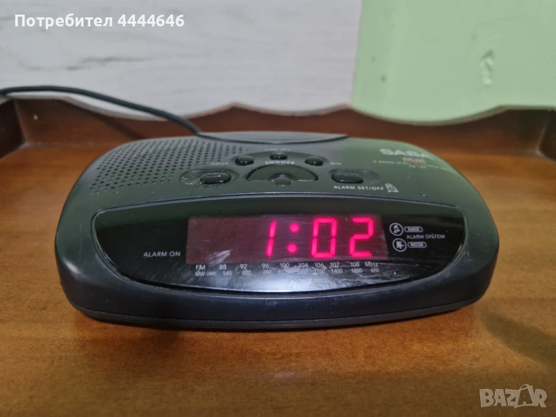Радио с часовник SABA , снимка 1