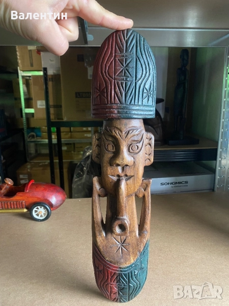 Ръчно изработен дървен ТОТЕМ, снимка 1