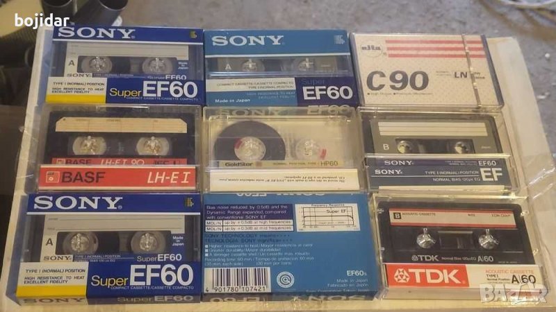 АУДИОКАСЕТИ за касетофон, Sony,TDK и други. 30 броя с кутийки  7 лв-броя, снимка 1